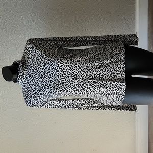 NWT Ann Taylor Leopard Print Turtleneck Top Size S